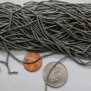 GRAY - 120 Inches French Metal Wire Gimp Coil Bullion Purl - Thick Smooth Regular - 3 Meters